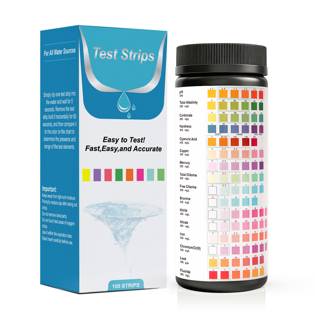 Marine Aquarium Water Testing - Tiras Reactivas para Análisis de Agua
