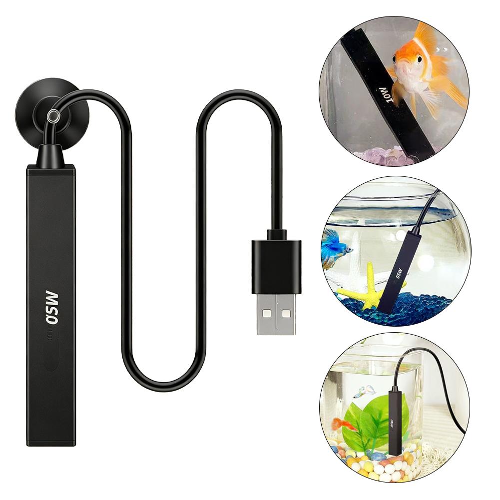 Calentador de acuario mini USB - Aquarium Marine Tank reseña y precio