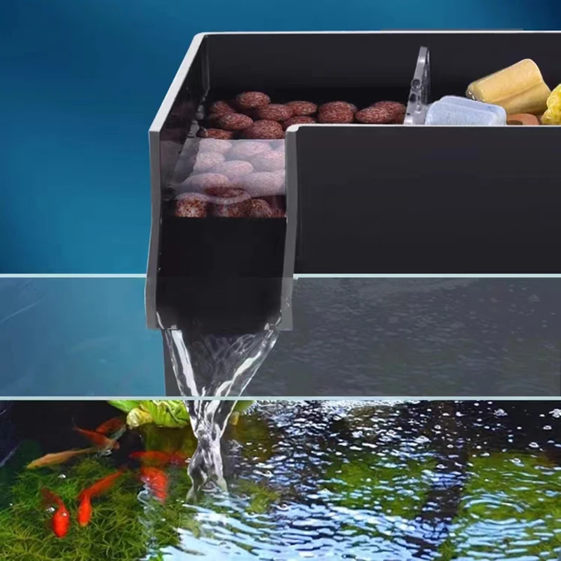 Caja de filtro externo para pe - Marine Aquarium Overflow Box reseña y precio