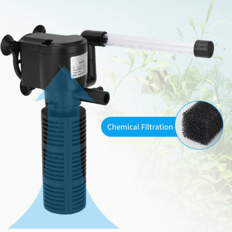 Mini filtro interno para tanqu - Marine Aquarium Overflow Box reseña y precio